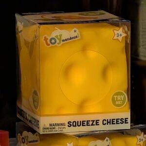 Squeeze Cheese Learning Toy - Bright Yellow